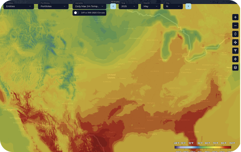 High-res temperatures screenshot from Sunairio's SHED